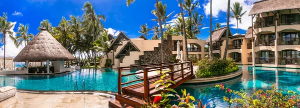 Tropical Vacation Constance Belle Mare Plage Luxury Star Resort Mauritius — Stock Photo, Image