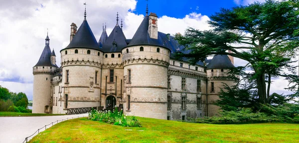 Chaumont Sur Loire Underbara Slott Loire Dalen Frankrike Resor Och — Stockfoto