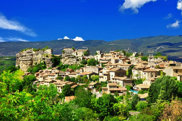 Saignon 村、ヴォクリューズ県地域、プロヴァンス、フランス — ストック写真