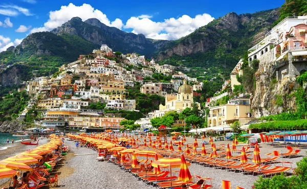 Positano, landschaft italien serie — Stockfoto