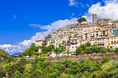 Casperia-güzel küçük tepe tepe Köyü, Rieti, İtalya