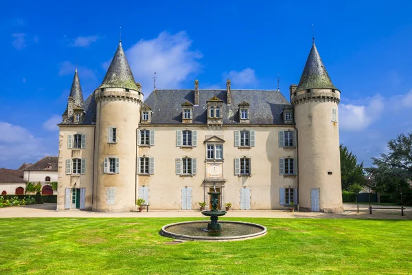 Bellos castillos de Francia Dordoña región — Foto de Stock