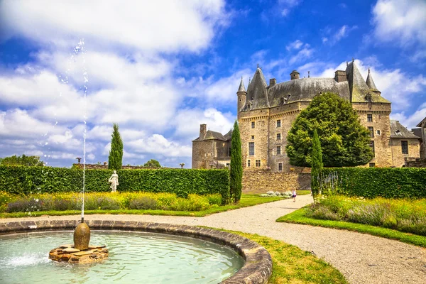 Fairy slott i Frankrike - Jumilhacen-le-grand — Stockfoto