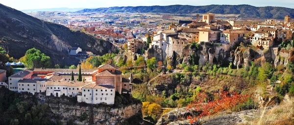 Panoráma Cuenca, Közép-Spanyolország — Stock Fotó