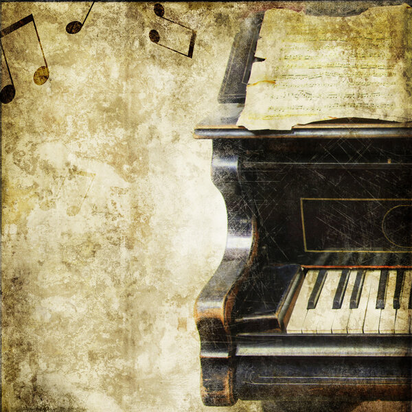 vintage musical background