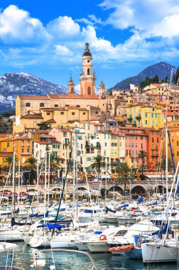 Menton - Güney Fransa güzel kostal şehir