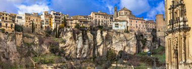 Buzlu, İspanya asılı Cuenca - ortaçağdan kalma bir şehir