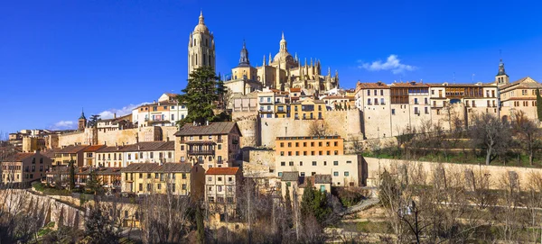 Hihetetlen Spanyolország sorozat - Segovia, panoráma — Stock Fotó