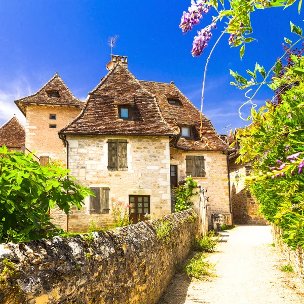 Carennac - one of the most beautiful villages in France (Lot dep — Stock Photo, Image