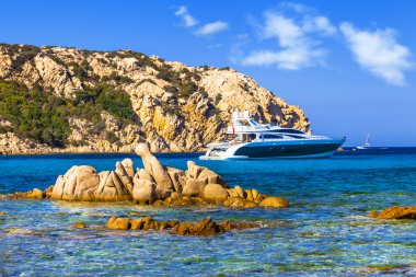 Sardegna adada lüks tatil. İtalya