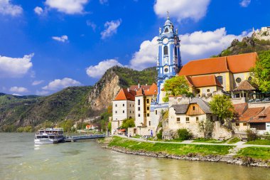Durnstein yakındaki Viyana, Avusturya, Wachau Vadisi indir