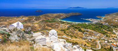 panorama of Serifos island, Cyclades clipart