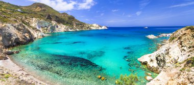 Yunanistan-plajları Milos Adası'nın güzel manzaralar