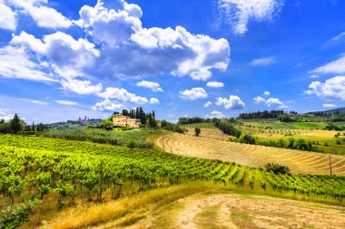 güzel Tuscany manzaralar. İtalya