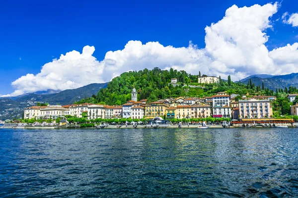 Vista de Bellagio - hermosa ciudad de Lago di Como, al norte de Italia —  Fotos de Stock
