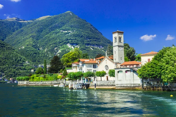 Cenário de Lago di Como - Torno, Itália — Fotografia de Stock