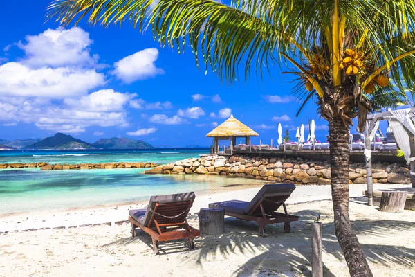 Tropical relax - Seychelles islands. Mahe — Stock Photo, Image