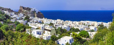 Güzel Yunan Adaları - Mandraki Nisyroslular'in (Dodecanese) Panoraması
