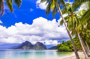 tropikal tatil - Palawan Adası. Filipinler