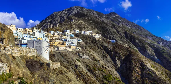 Belas aldeias da Grécia - Olimbos imprssive em Karpathos é — Fotografia de Stock