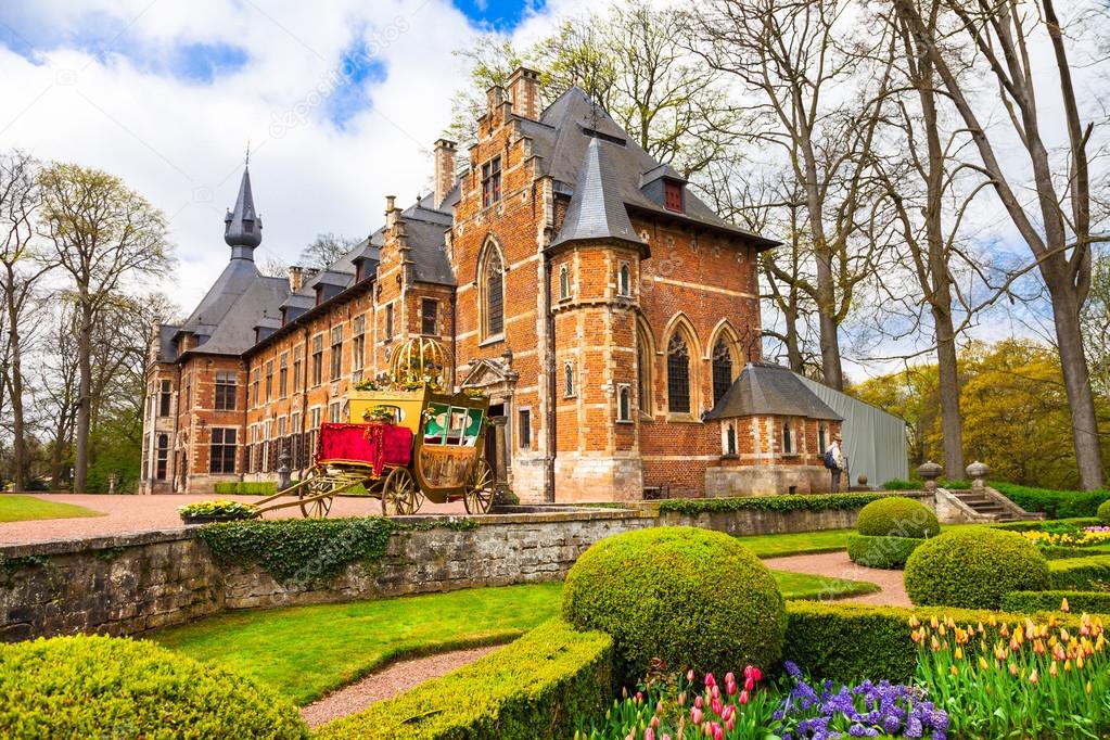 castles of Belgium -Groot-Bijgaarden with famous gardens