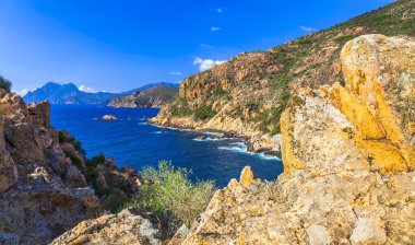 Corsica doğal manzara