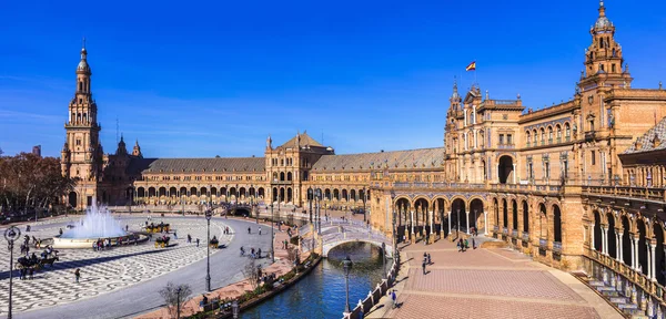 Plaza Espana in Siviglia, Spanje — Stockfoto