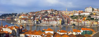 panorama of beautiful Porto ,Portugal clipart