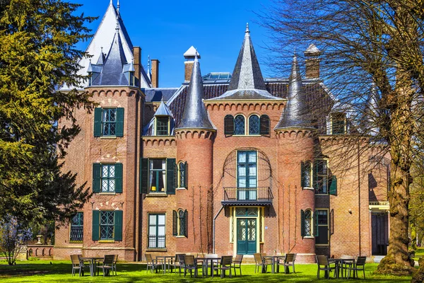 Замок Кеукенхоф в Лиссе, Голландия — стоковое фото