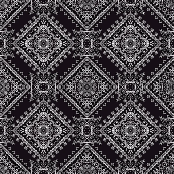 Patrón de paisley ornamental, para textiles, envolturas, bandanna — Vector de stock