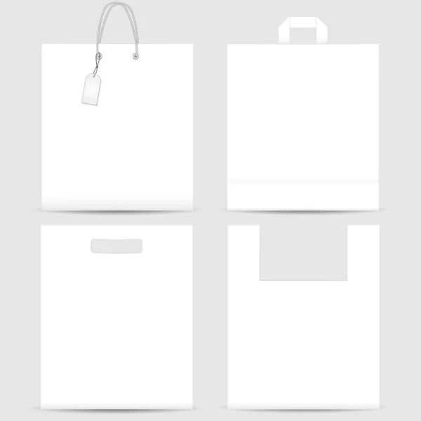 Conjunto de bolsas de compras — Vector de stock