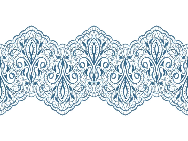 Motif de dentelle sans couture décorative — Image vectorielle