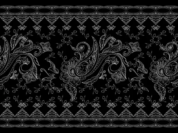 Naadloze paisley patroon — Stockvector