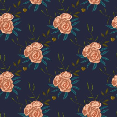 Kusursuz çiçek deseni