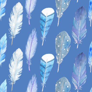 Suluboya kusursuz desen