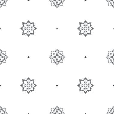 Çiçek seamless modeli, vektör doku