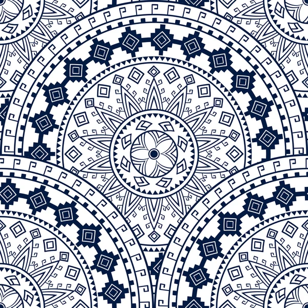 Patrón inconsútil bohemio. Indias, etnica, tribal, respaldo chino — Vector de stock