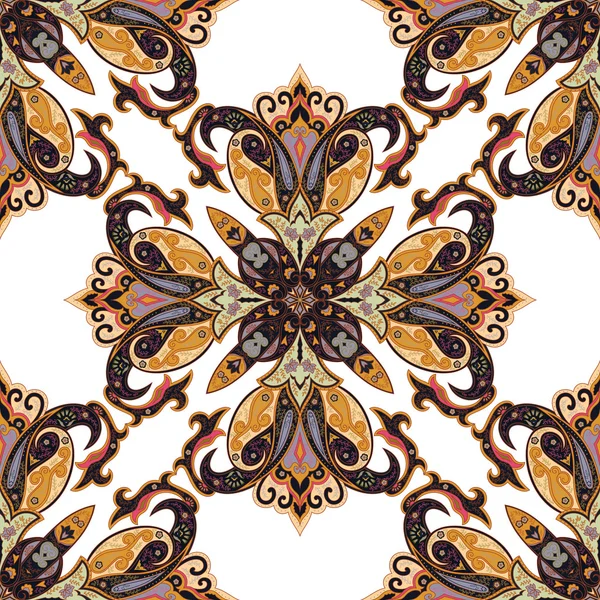 Nahtloses Paisley-Muster. ornamentaler Hintergrund für Tapete, w — Stockvektor