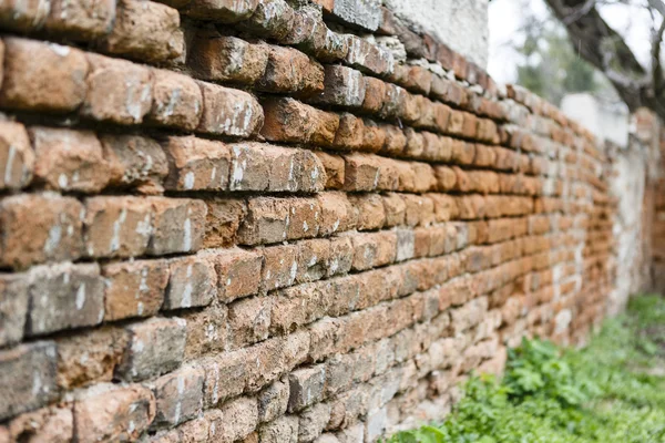 Oude beschadigde muur — Stockfoto
