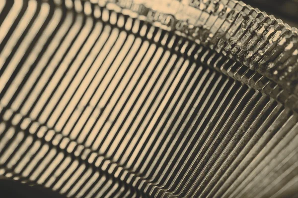 Close-up de cartas de máquinas de escrever antigas — Fotografia de Stock
