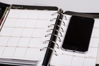 planlama kavramı - takvim, cep telefonu