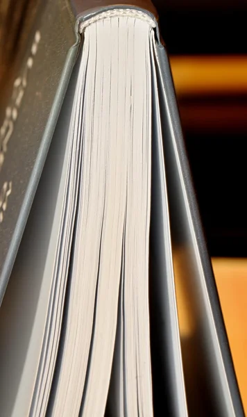 Closeup of an open book — Stock Photo, Image