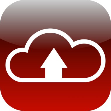 Bulut simgesinden yükle. Gönderme düğmesi. Sembol yükle. 