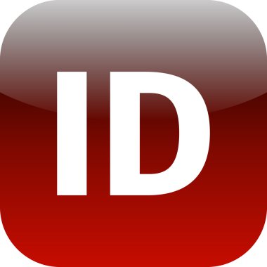 Kırmızı kimlik simgesi için apps