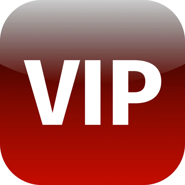 Vip red icon - für Web-App — Stockfoto