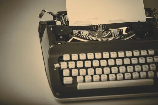 Papír psací stroj — Stock fotografie