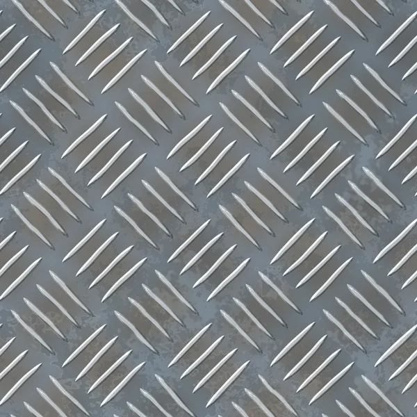 Aluminium dark list with rhombus shapes - texture — Stock Photo, Image