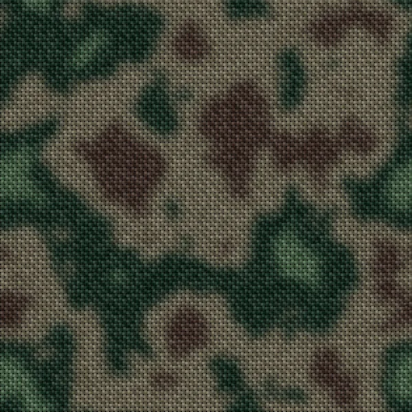Armee grün und braun Wald Camouflage Stoff Textur Hintergrund — Stockfoto