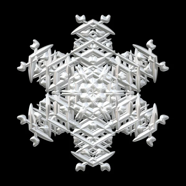 冬天的雪或圣诞礼品纸 snoflakes — 图库照片