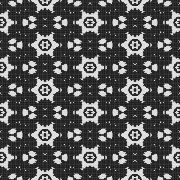Чорно-біла косичка мережива текстура або візерунок — стокове фото